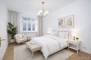 Schlafzimmer Staged